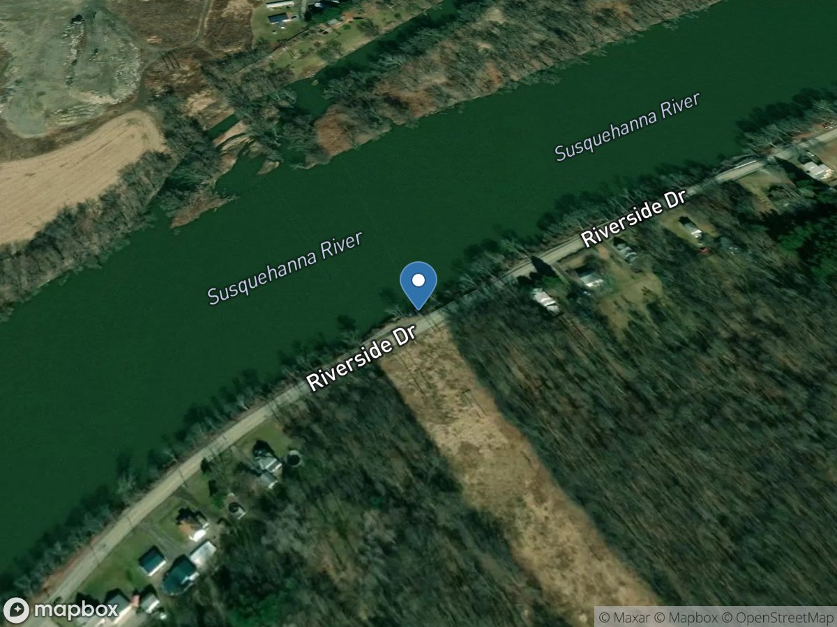 Susquehanna River near Waverly NY location