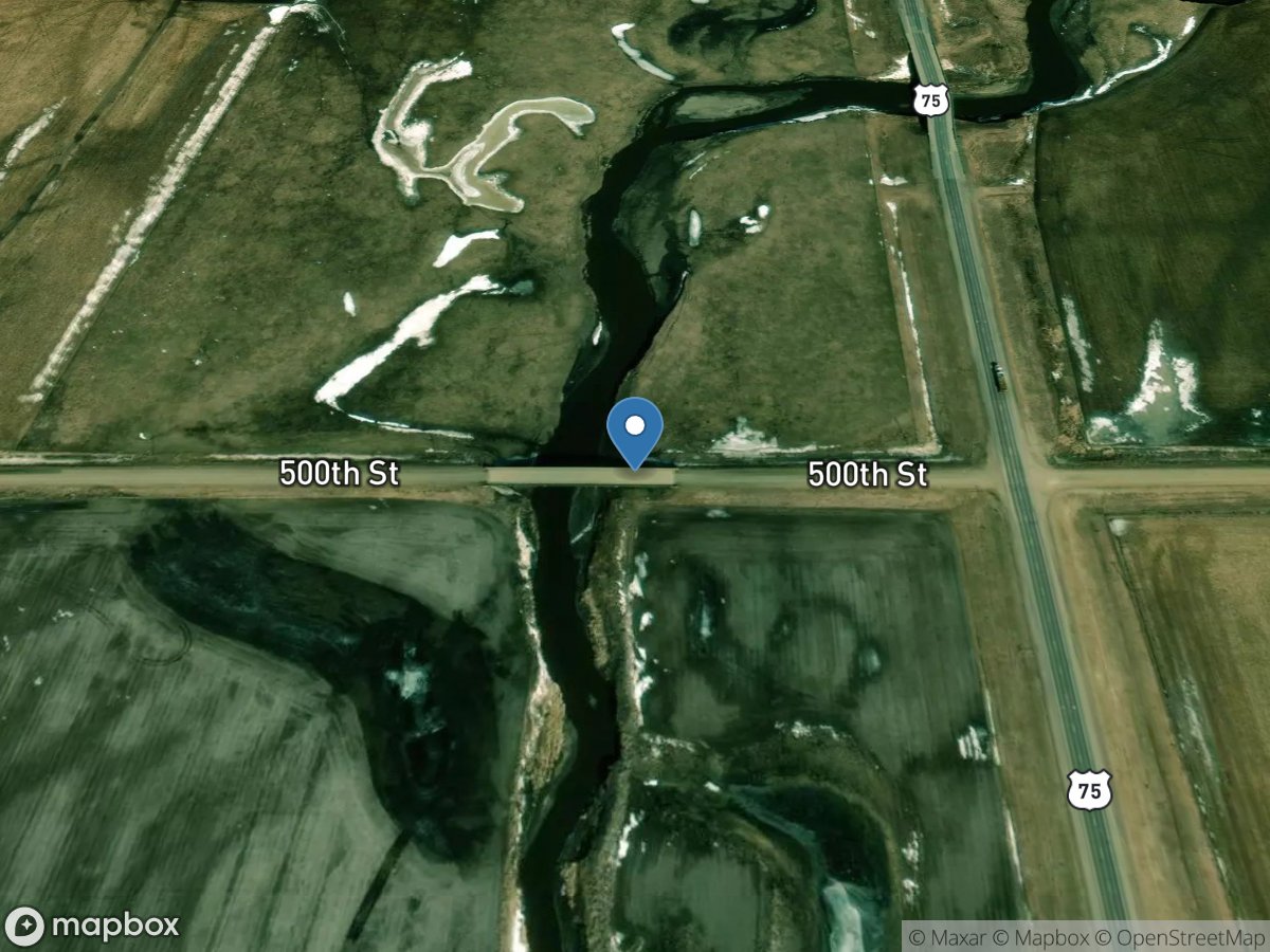 West Branch Floyd River near Struble, IA location