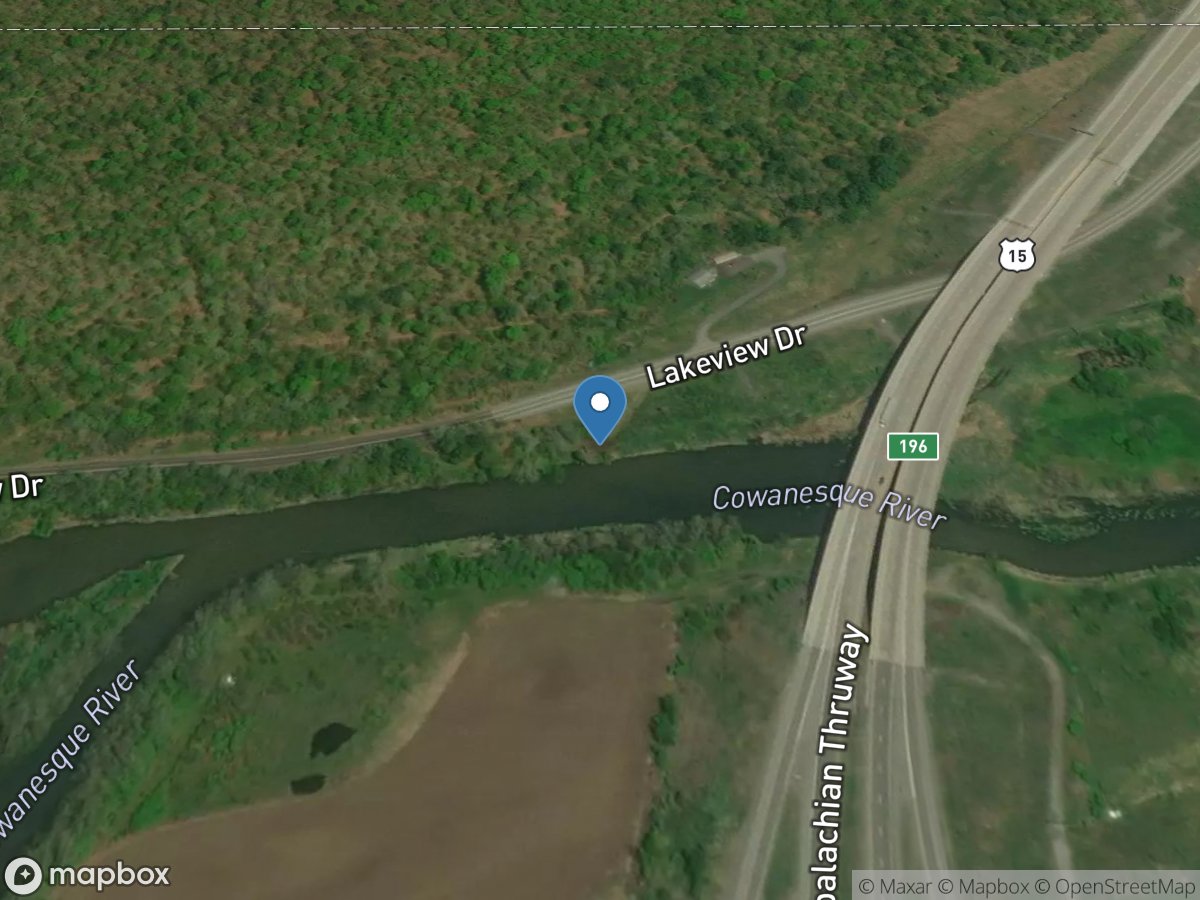 Cowanesque River near Lawrenceville, PA location