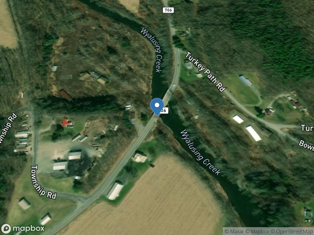 Wyalusing Creek near Wyalusing, PA location