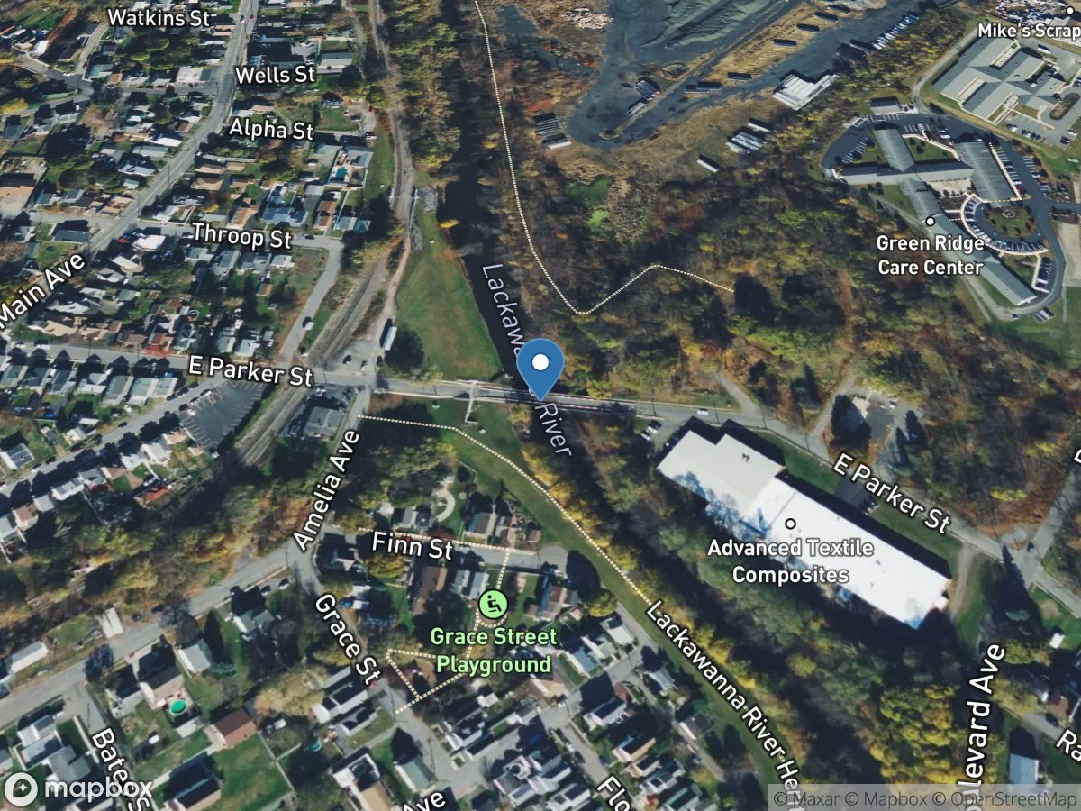 Lackawanna River bl Leggetts Creek at Scranton, PA location