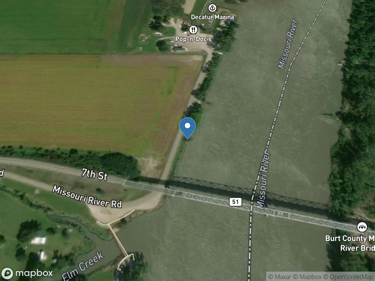 Missouri River at Decatur, NE location