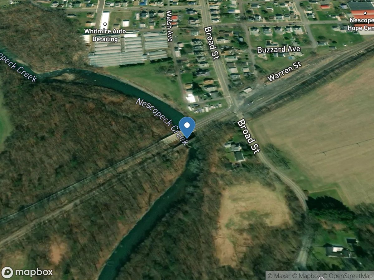 Nescopeck Creek at Nescopeck, PA location