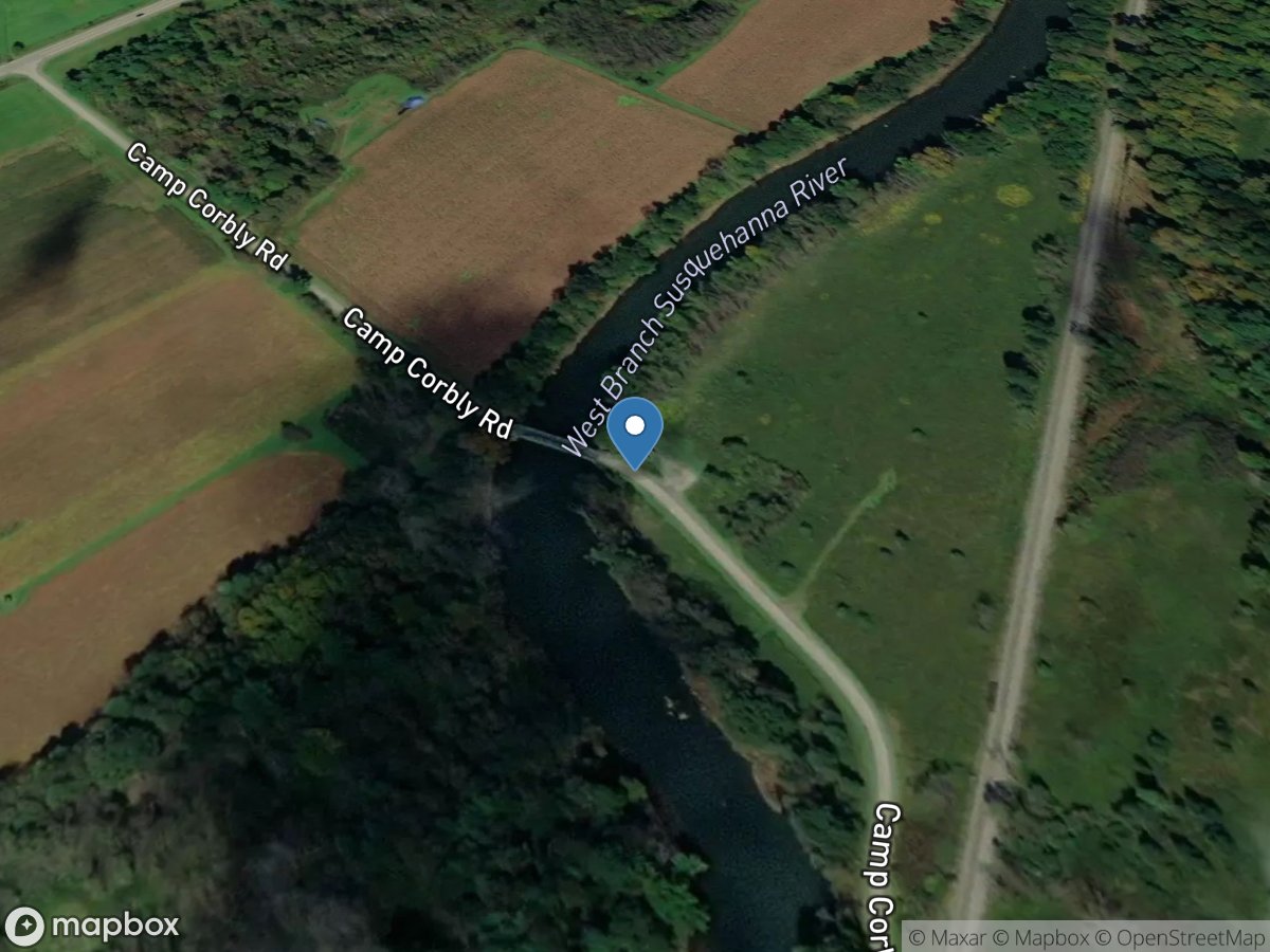 West Branch Susquehanna River at Bower, PA location