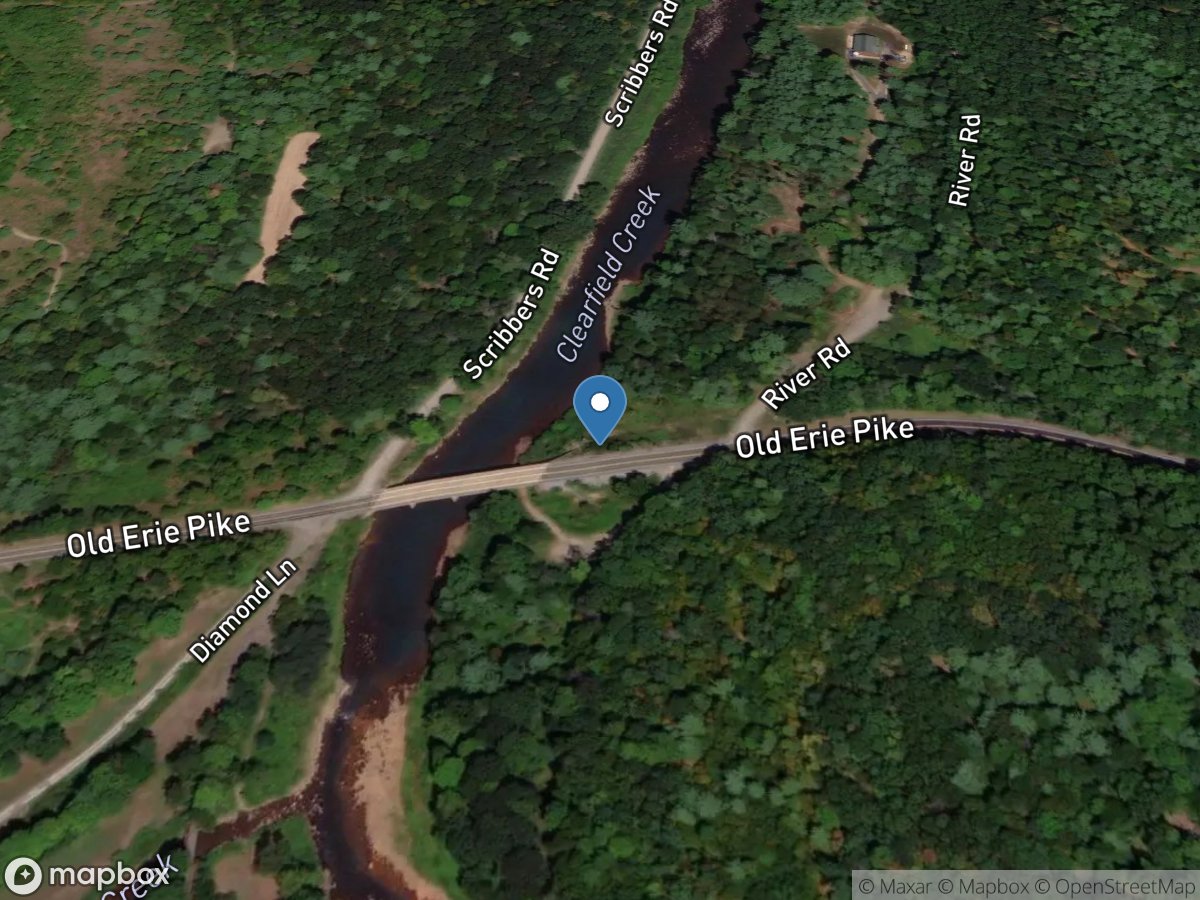 Clearfield Creek at Dimeling, PA location