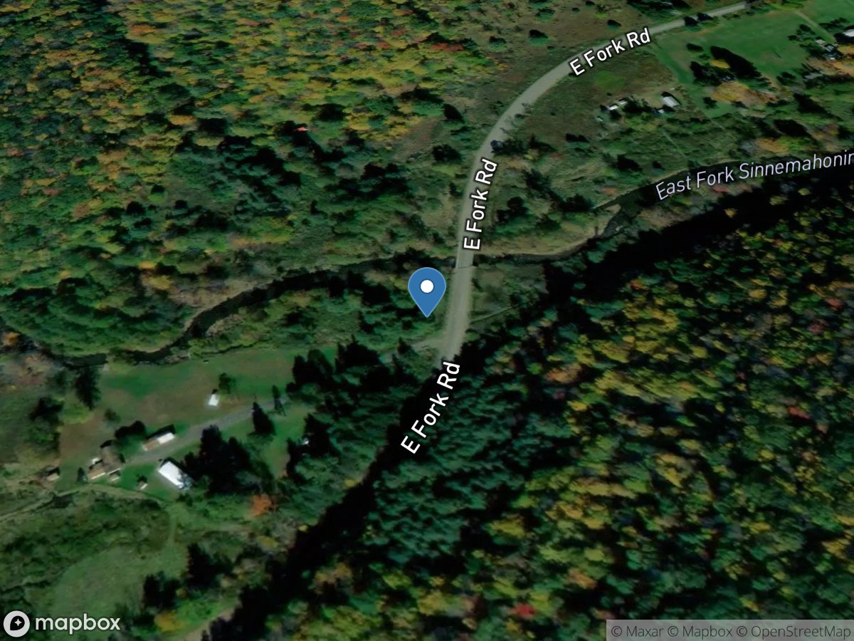 East Fork Sinnemahoning at Wharton Township, PA location