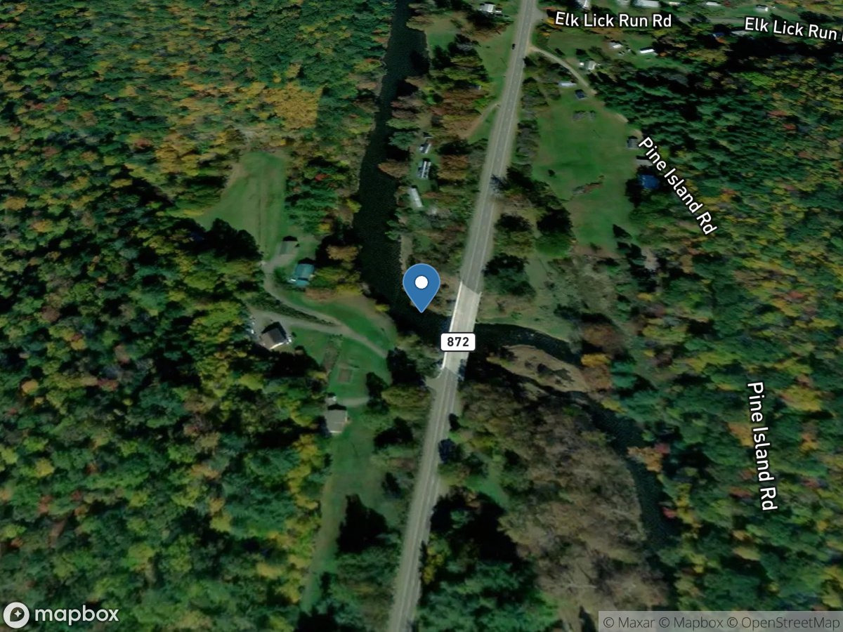 First Fork Sinnemahoning Creek at Wharton, PA location