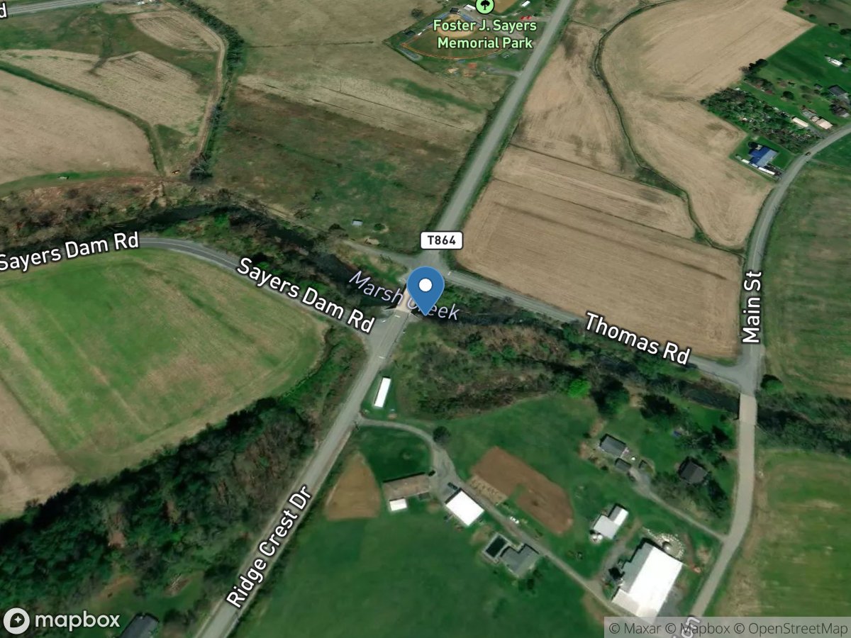 Marsh Creek at Blanchard, PA location