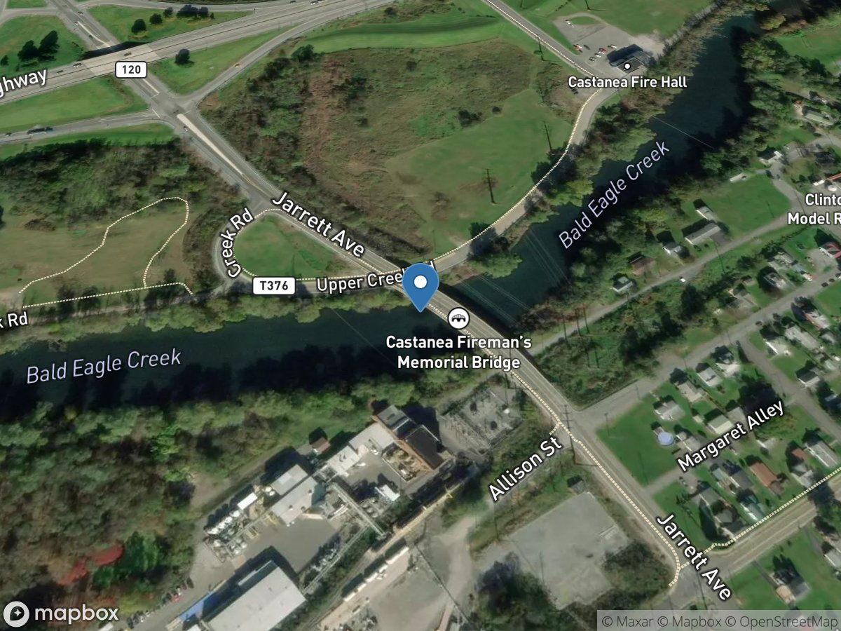 Bald Eagle Creek at Castanea, PA location