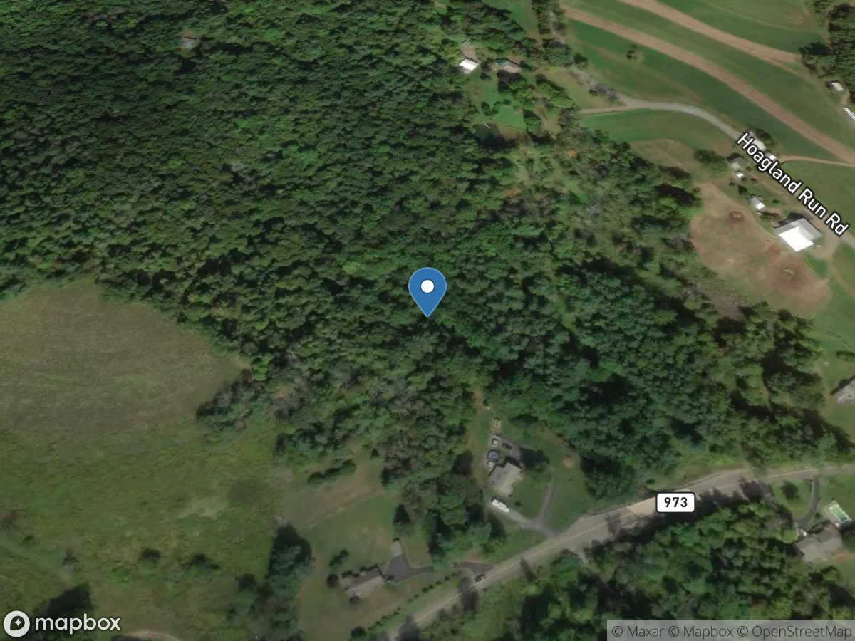 Hoagland Run near Quiggleville, PA location