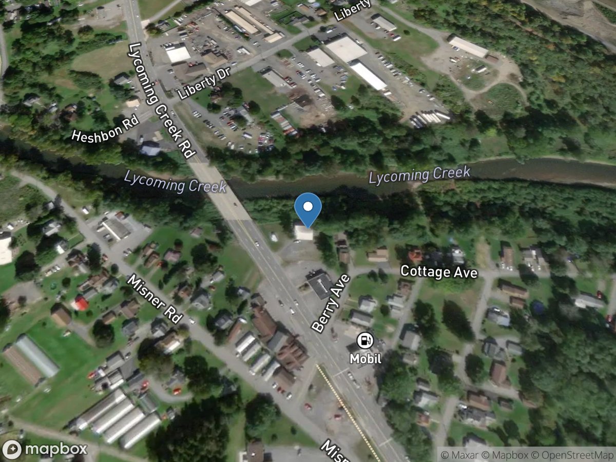 Lycoming Creek near Williamsport, PA location