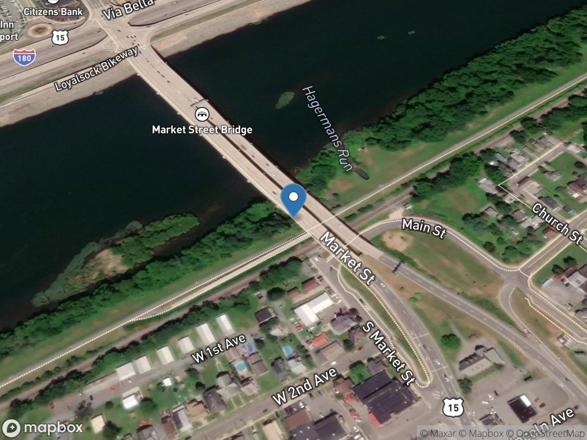 WB Susquehanna River at Williamsport, PA location