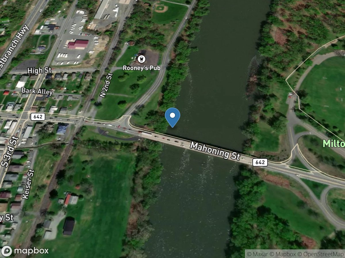 W Branch Susquehanna River at West Milton, PA location