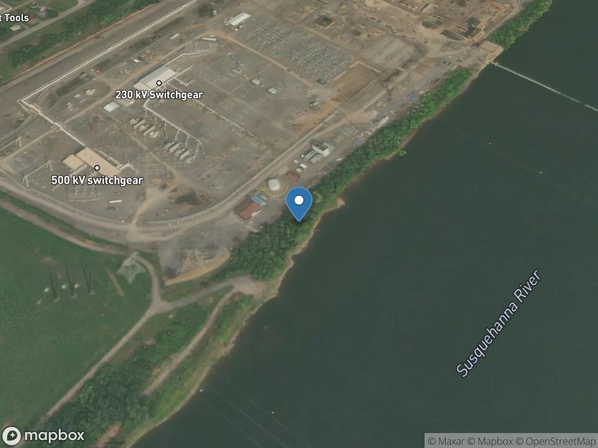 Susquehanna River at Sunbury, PA location