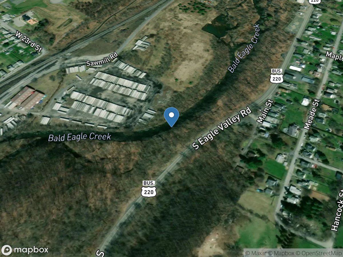 Bald Eagle Creek at Tyrone, PA location