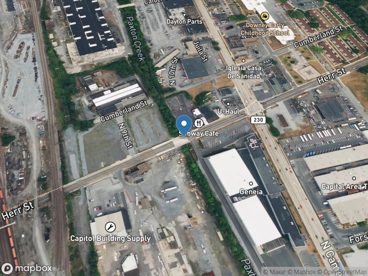 Paxton Creek at Herr St at Harrisburg, PA location