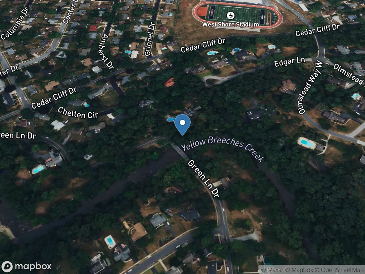 Yellow Breeches Creek near Camp Hill, PA location