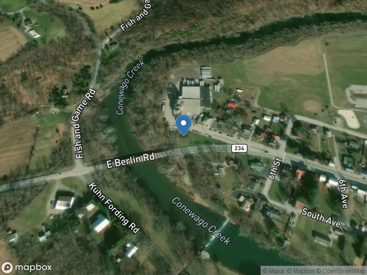 West Conewago Creek at East Berlin, PA location