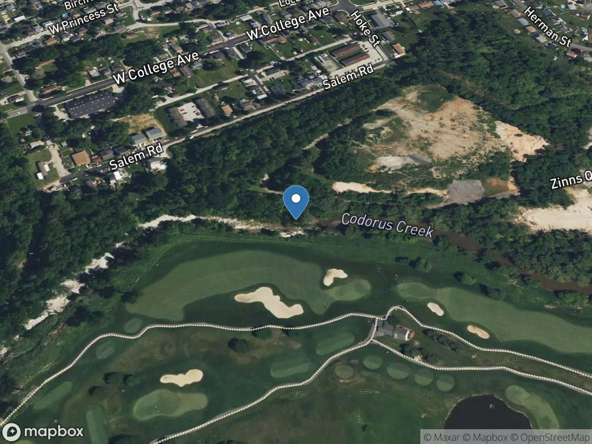 Codorus Creek near York, PA location