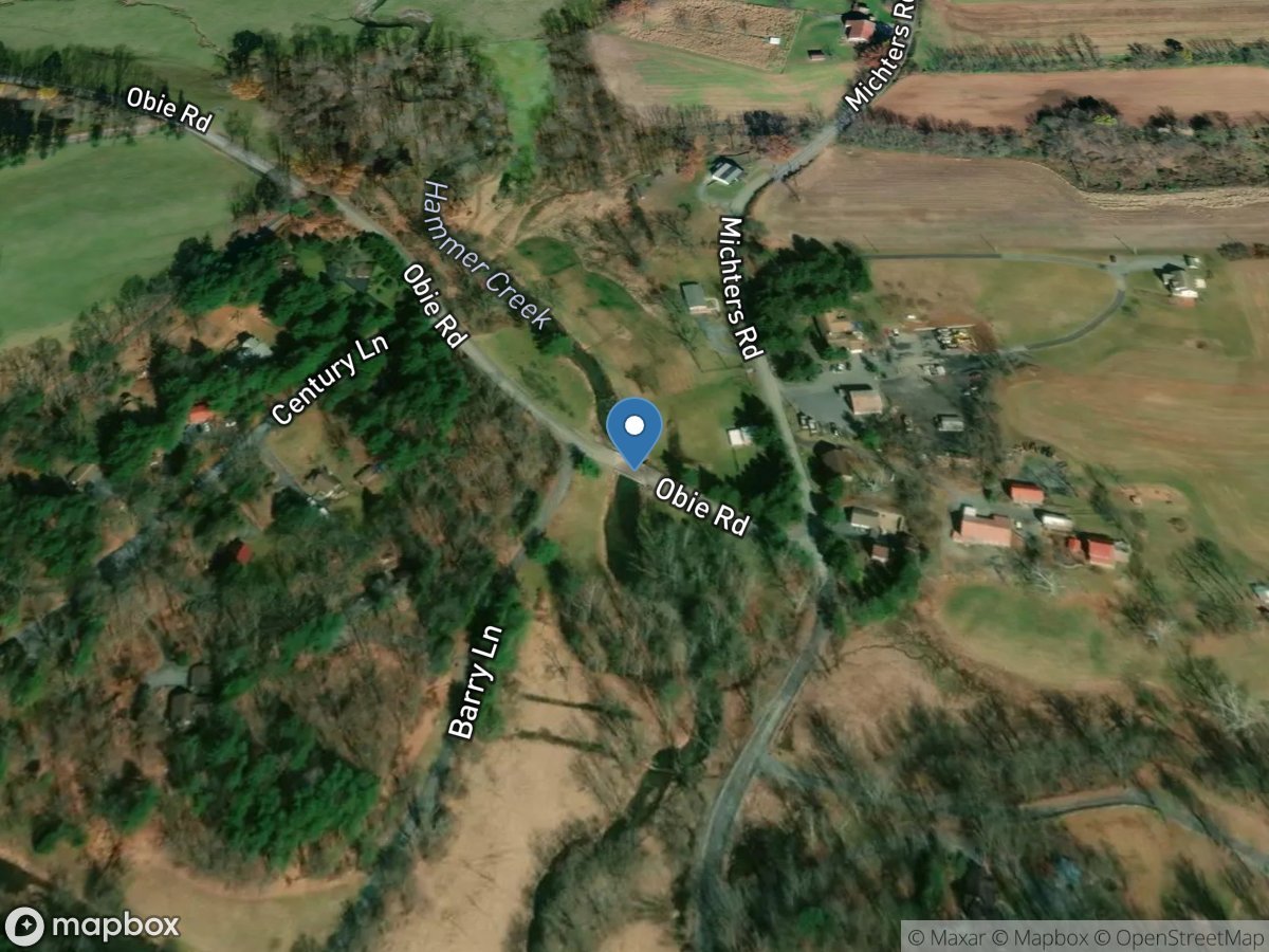 Hammer Creek at Obie Road near Schafferstown, PA location