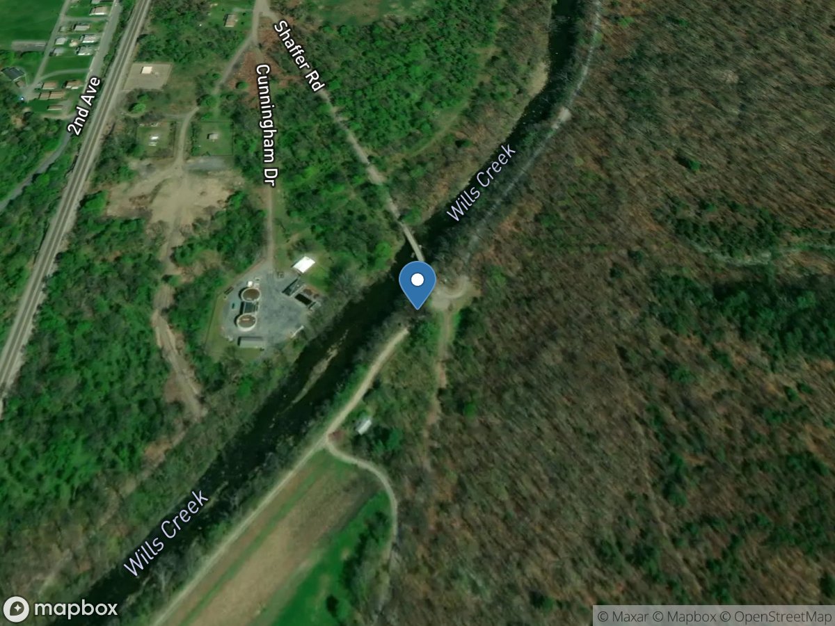 Wills Creek below Hyndman, PA location