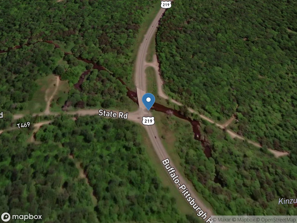 Kinzua Creek near Guffey, PA location