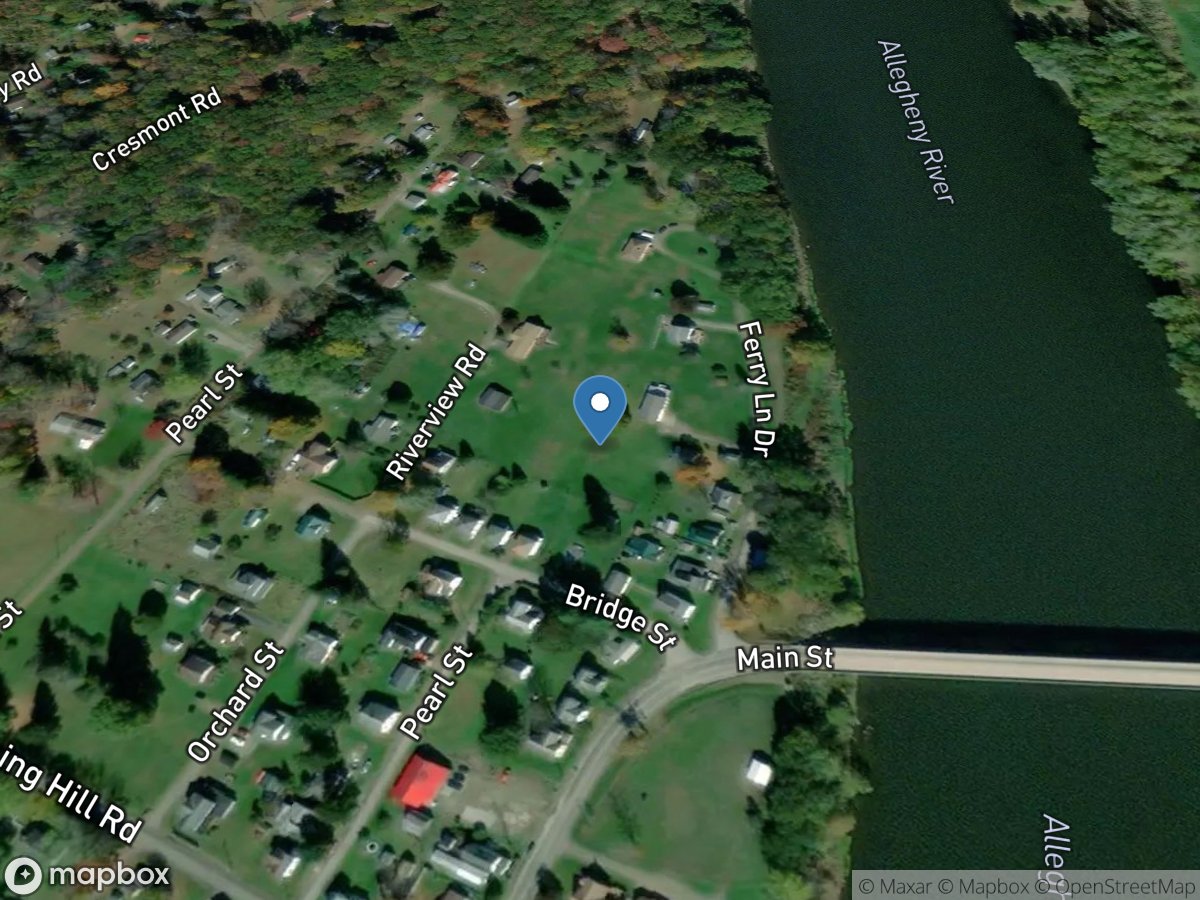 Allegheny River at West Hickory, PA location