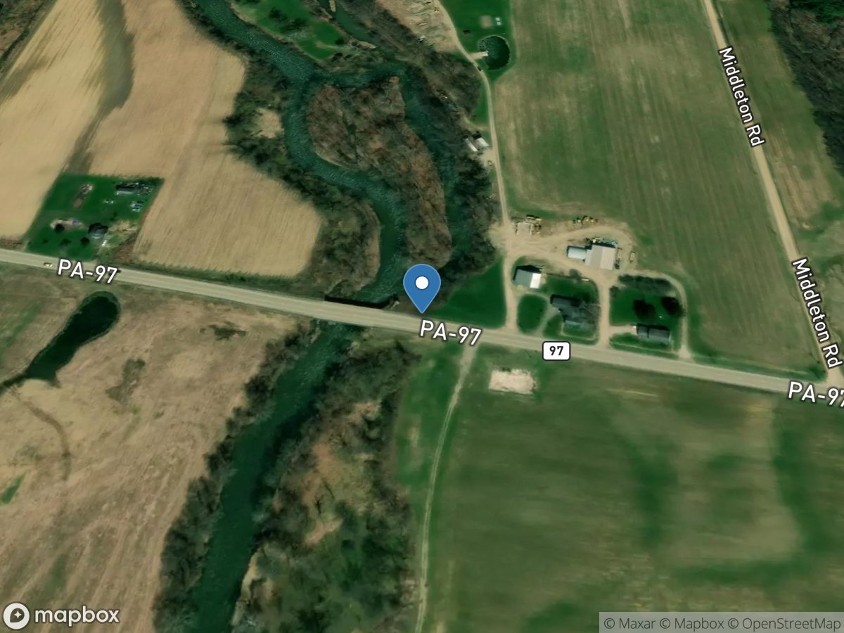 French Creek near Union City, PA location