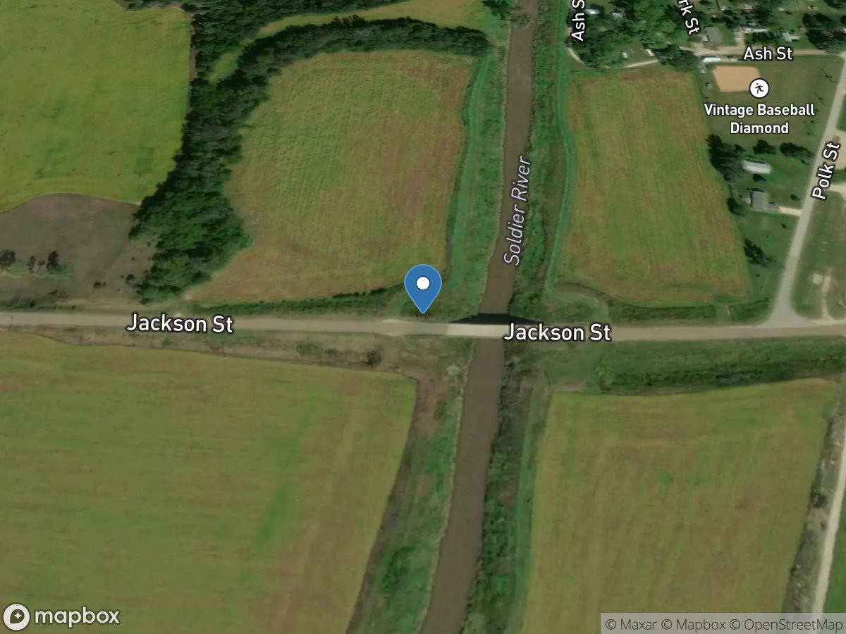 Soldier River at Pisgah, IA location