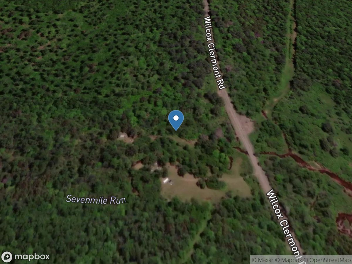 Sevenmile Run near Rasselas, PA location