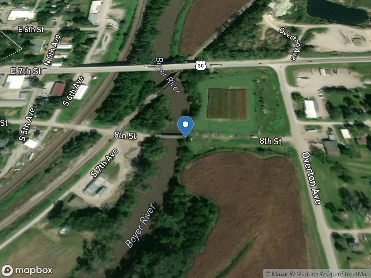 Boyer River at Logan, IA location