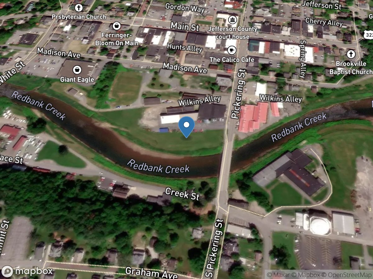 Redbank Creek at Brookville, PA location