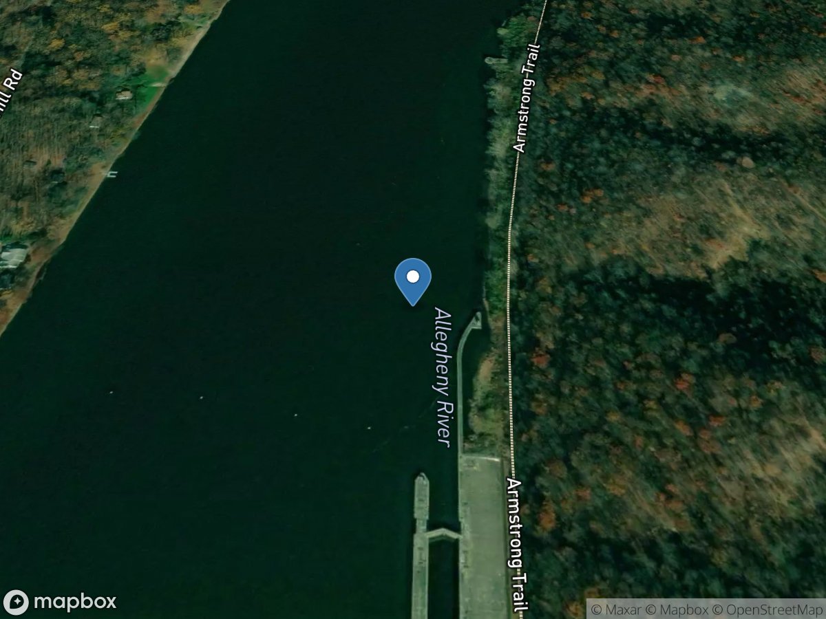 Allegheny River near Rimer, PA location