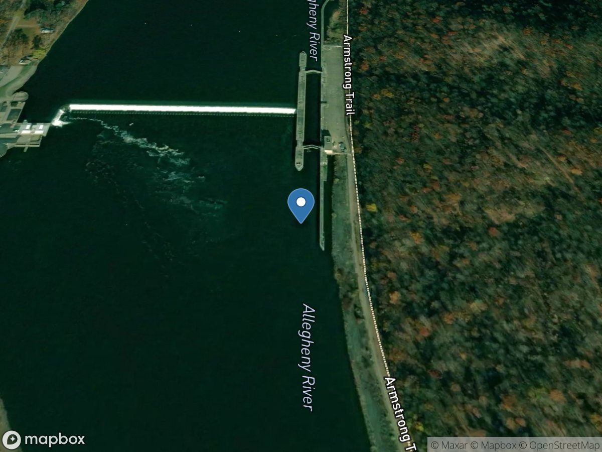 Allegheny River (lower pool) near Rimer, PA location