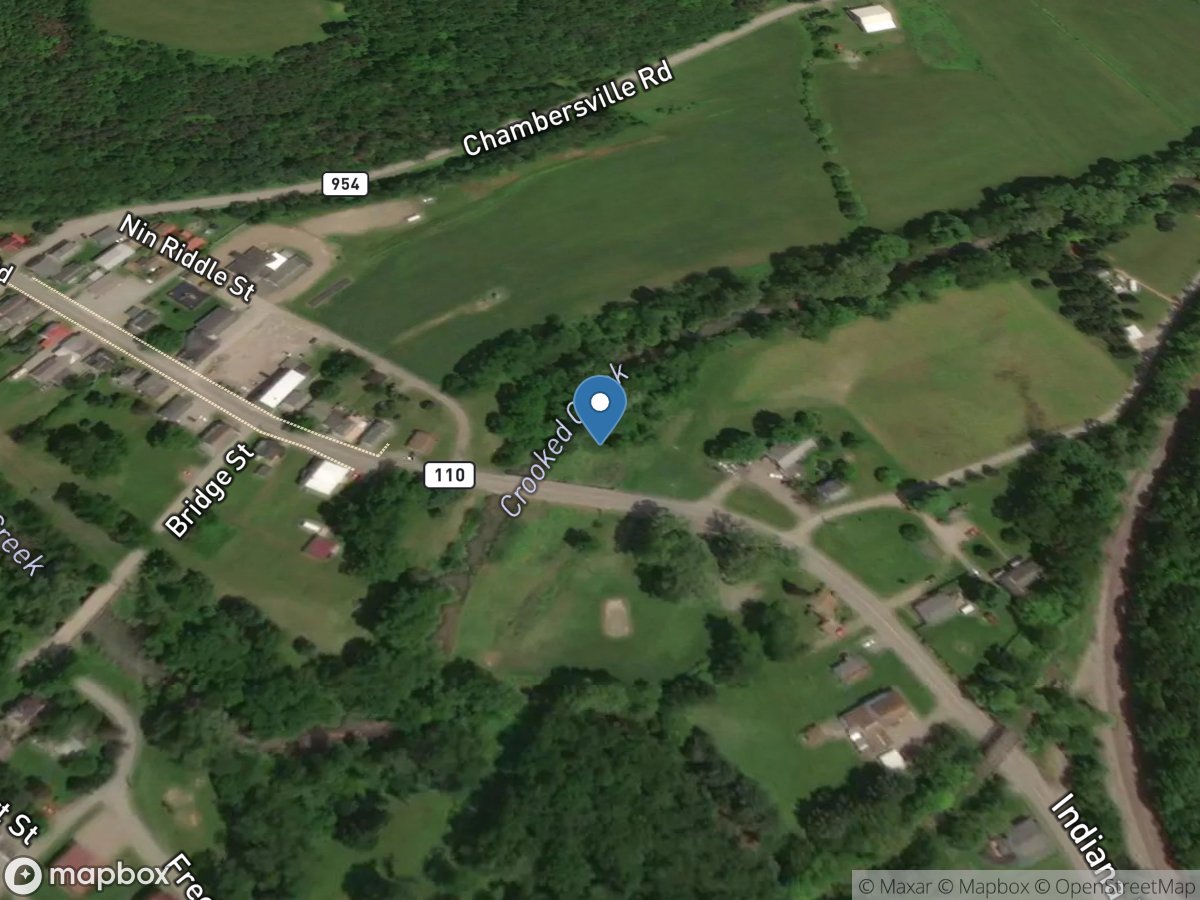 Crooked Creek above McKee Run at Creekside, PA location