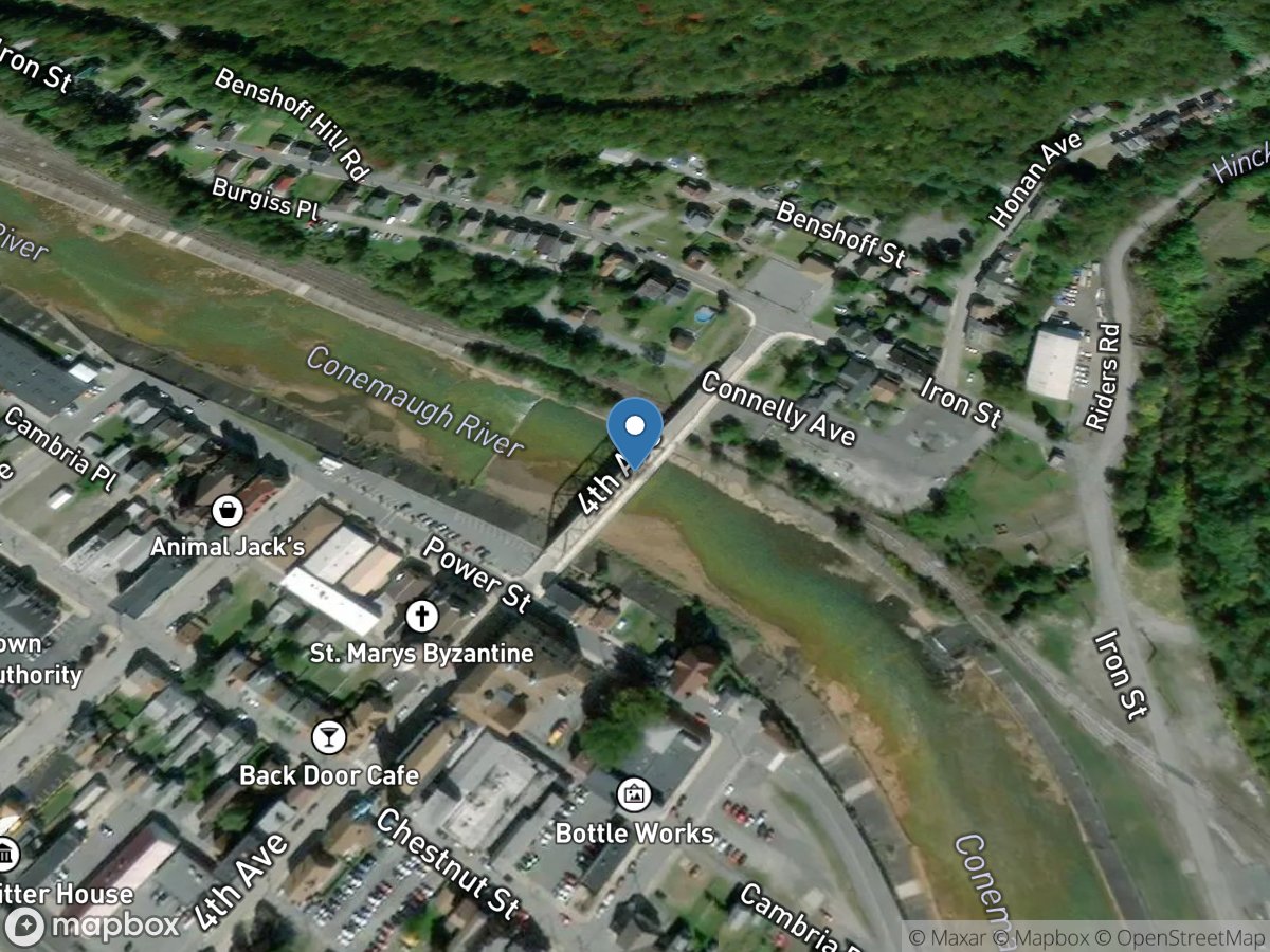 Conemaugh River at Minersville, PA location