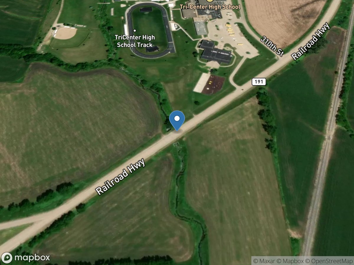 Mosquito Creek Tributary near Neola, IA location