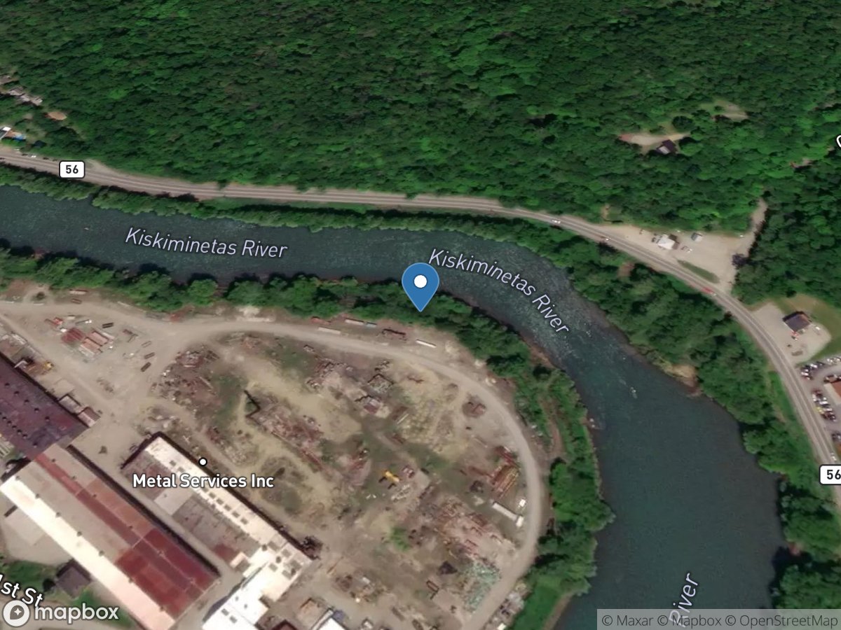 Kiskiminetas River at Vandergrift, PA location