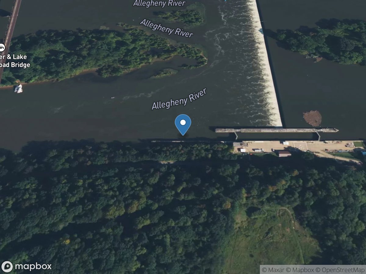 Allegheny River at CW Bill Young (lower) Acmetonia, PA location