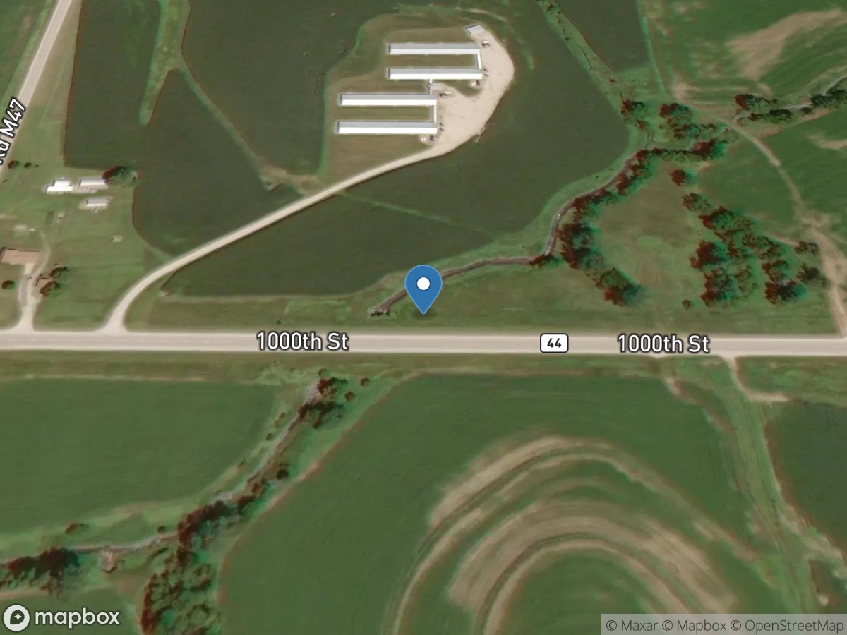 Elm Creek near Jacksonville, IA location