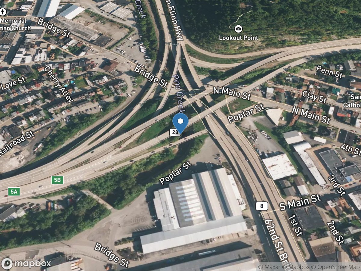 Pine Creek at Etna, PA location