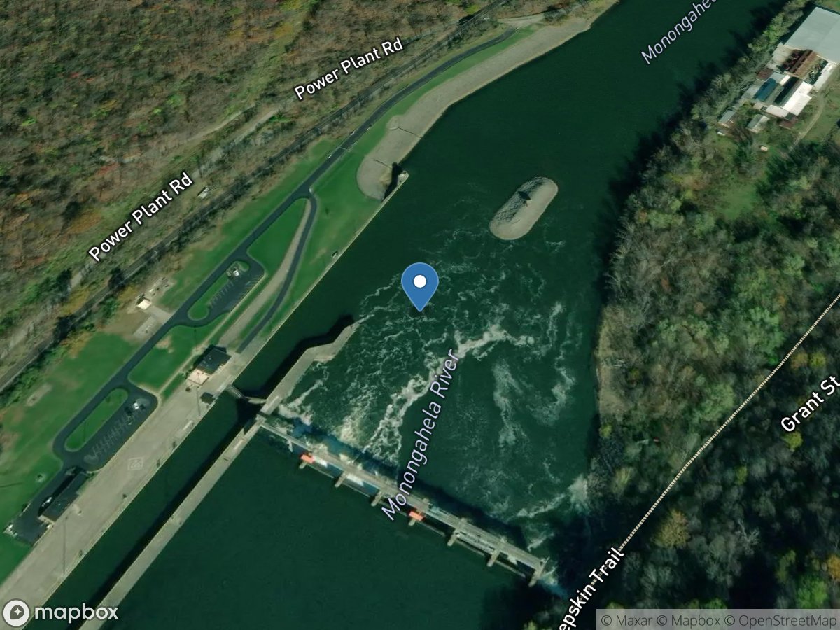 Monongahela River L&D8 (Upper Pool) @ Point Marion, PA location
