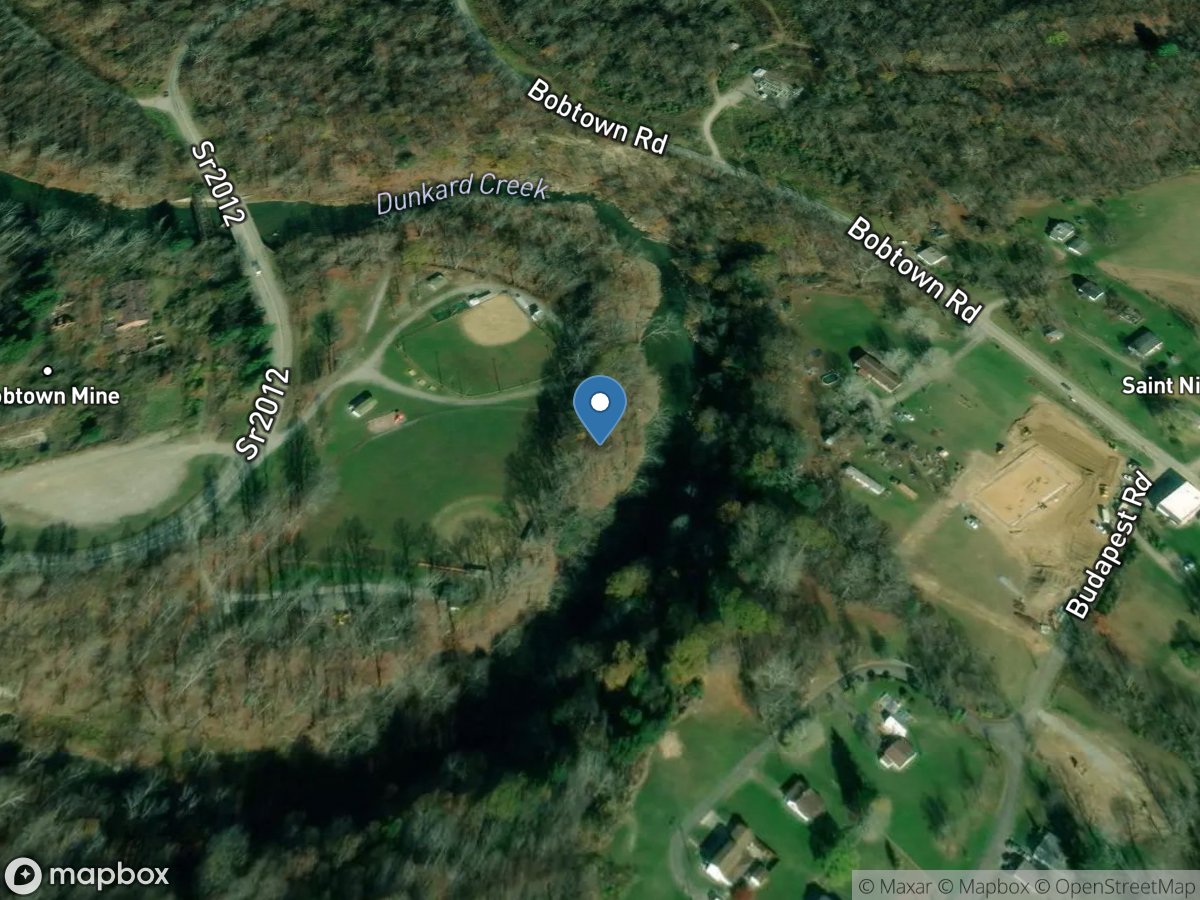 Dunkard Creek at Shannopin, PA location