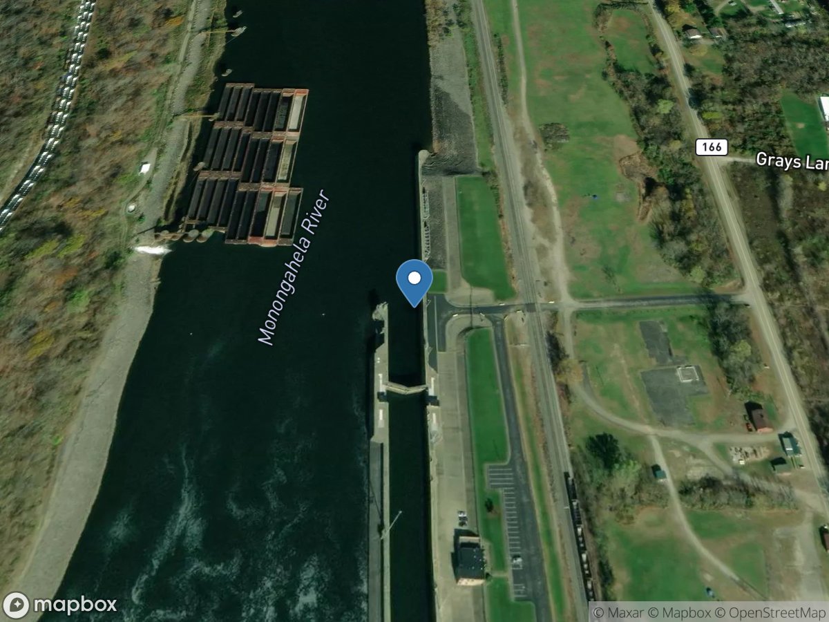 Monongahela River (lower pool) near Masontown, PA location