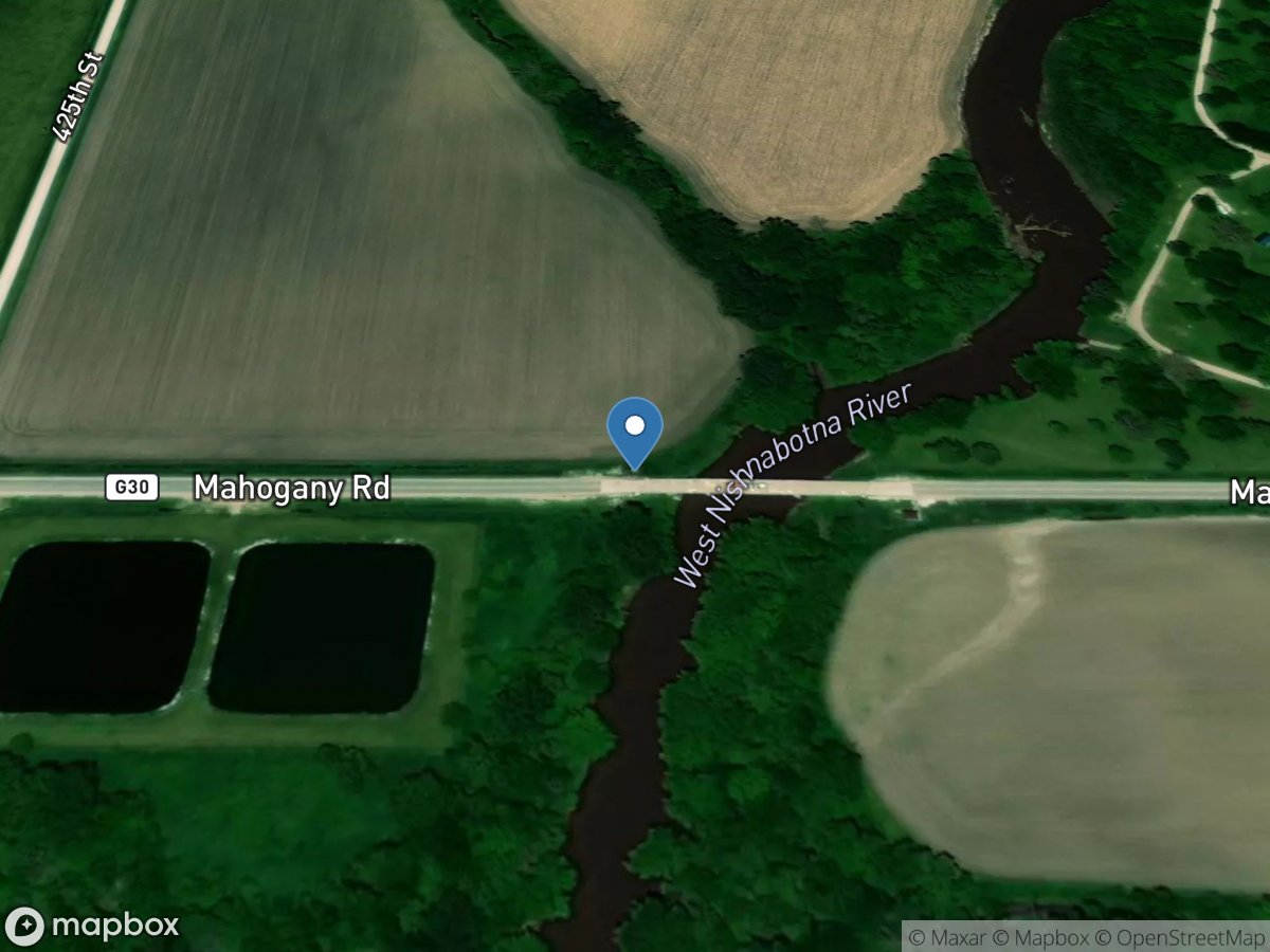 West Nishnabotna River at Hancock, IA location