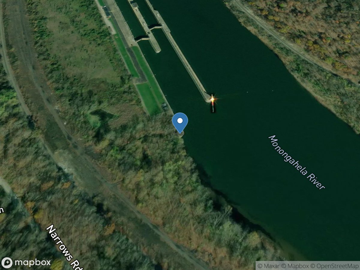 Monongahela River @ Maxwell L&D (lower pool) @ Maxwell location