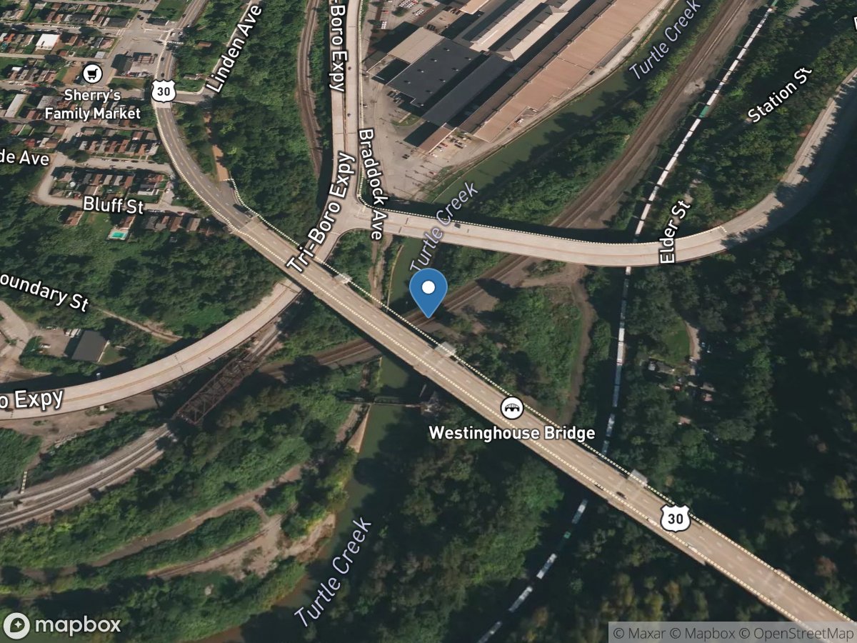 Turtle Creek at East Pittsburgh, PA location