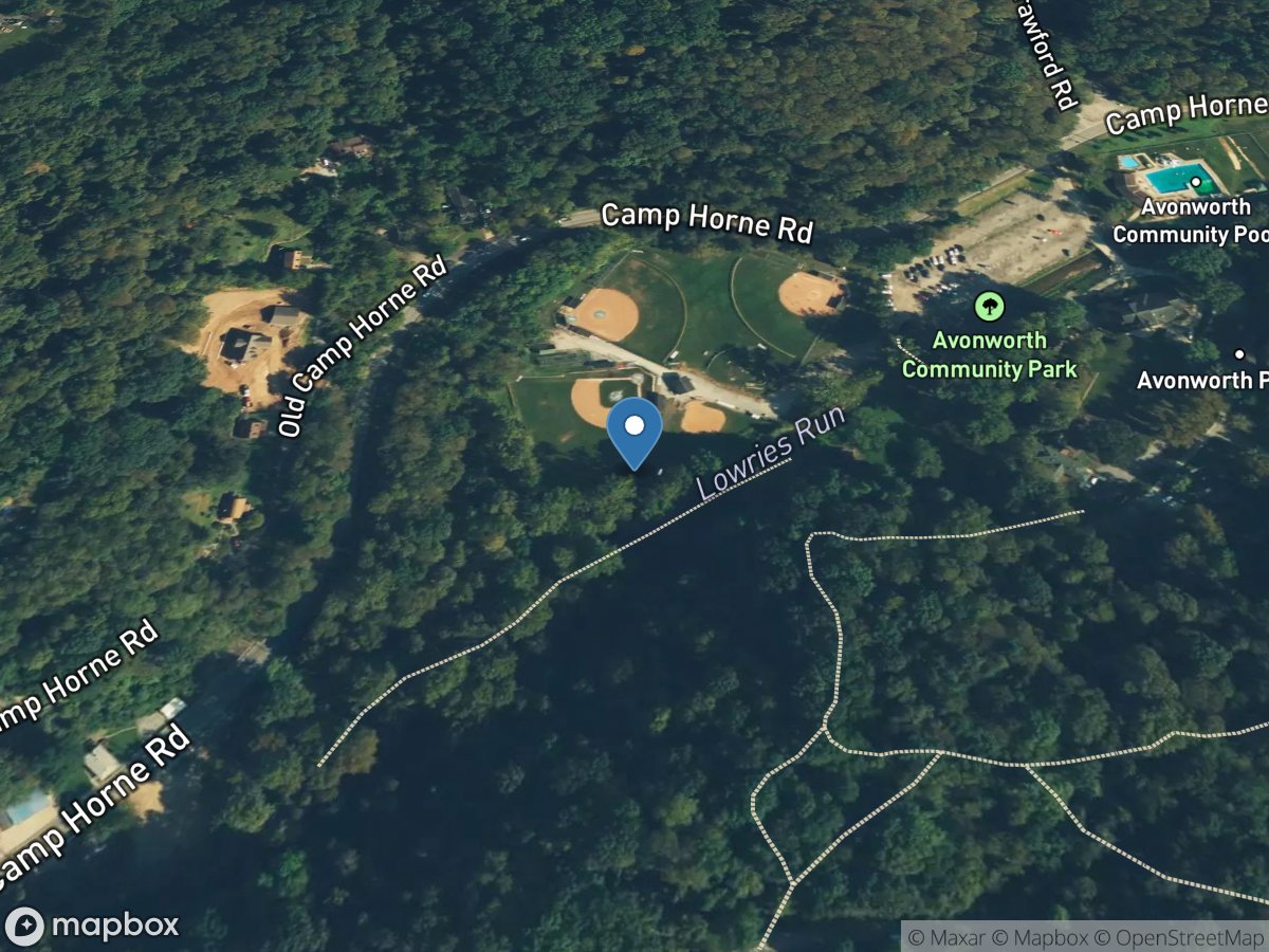 Lowries Run at Camp Horne near Emsworth, PA location