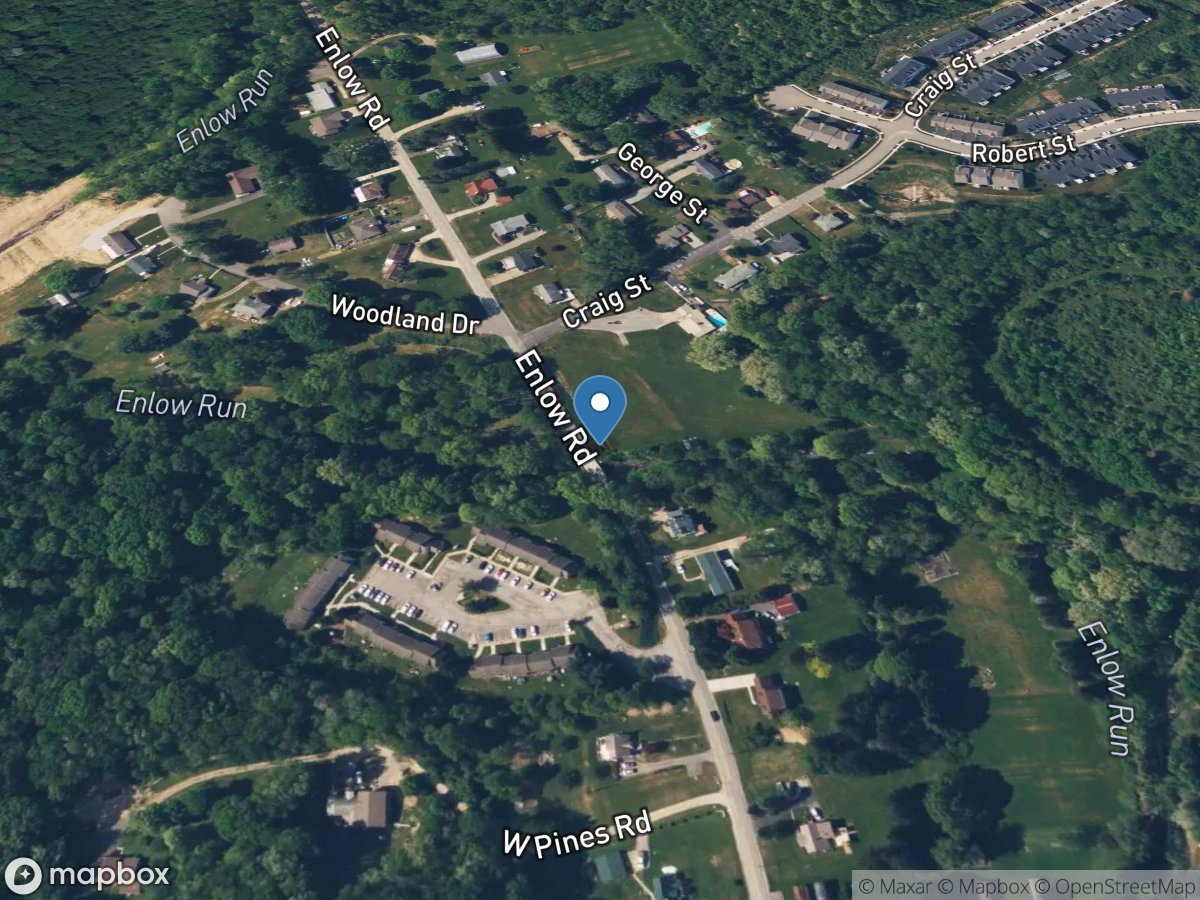 Unnamed Tributary Montour Run at Enlow Road at Enlow, PA location