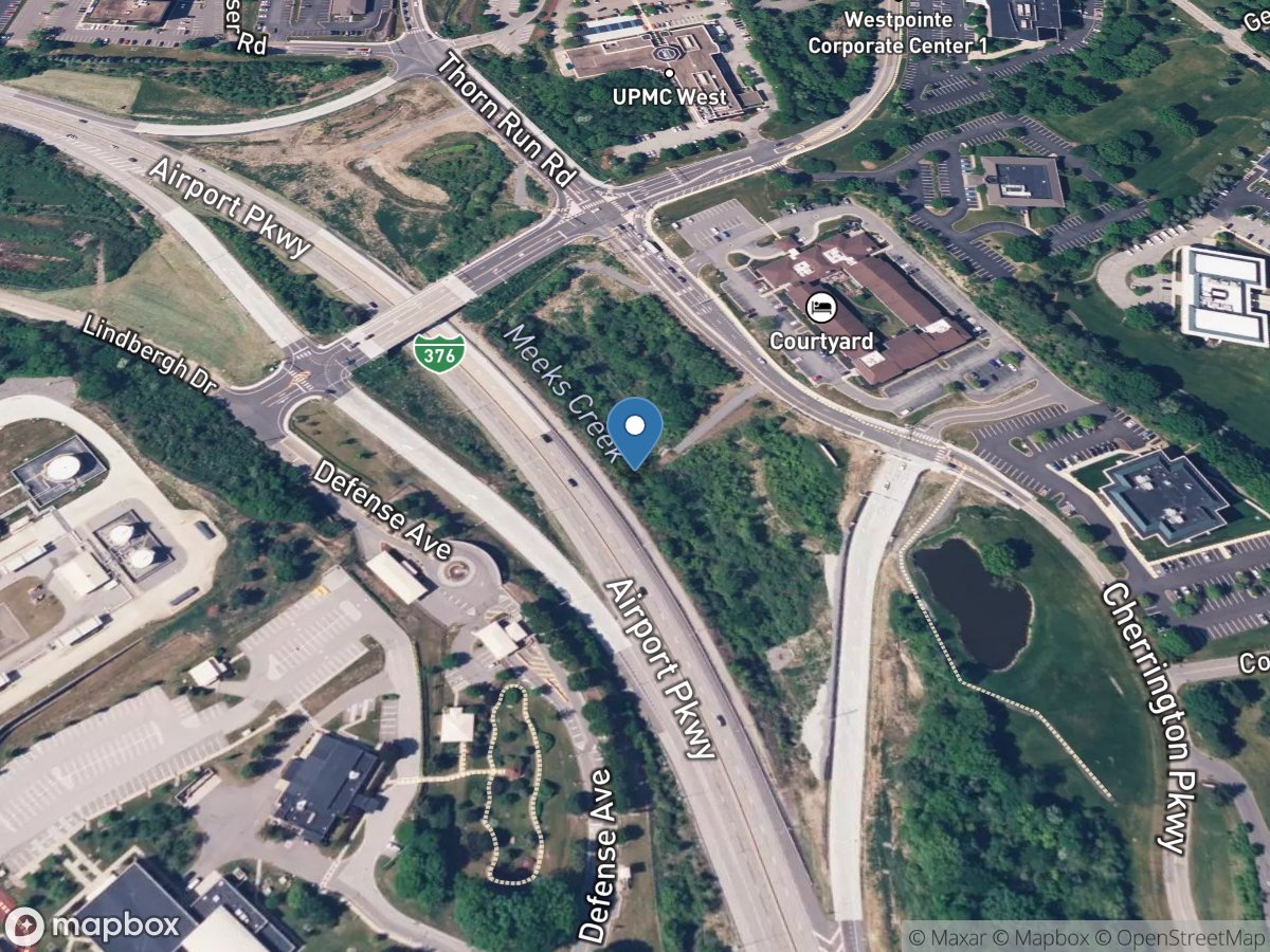 Meeks Creek near Cherrington Parkway at Moon Twp, PA location